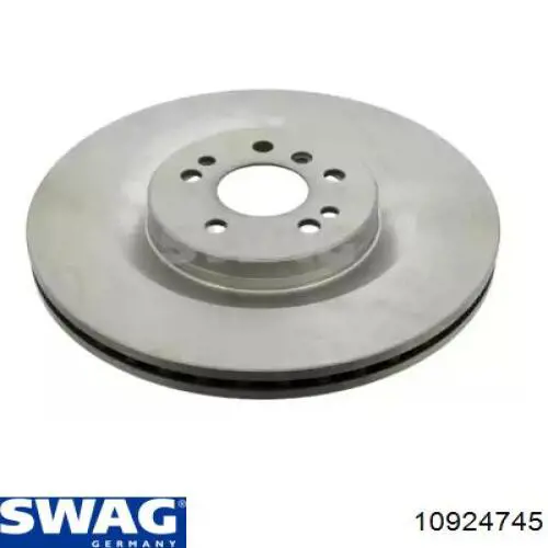 10924745 Swag диск тормозной передний