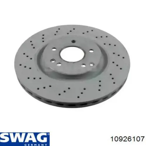 10 92 6107 Swag диск тормозной передний