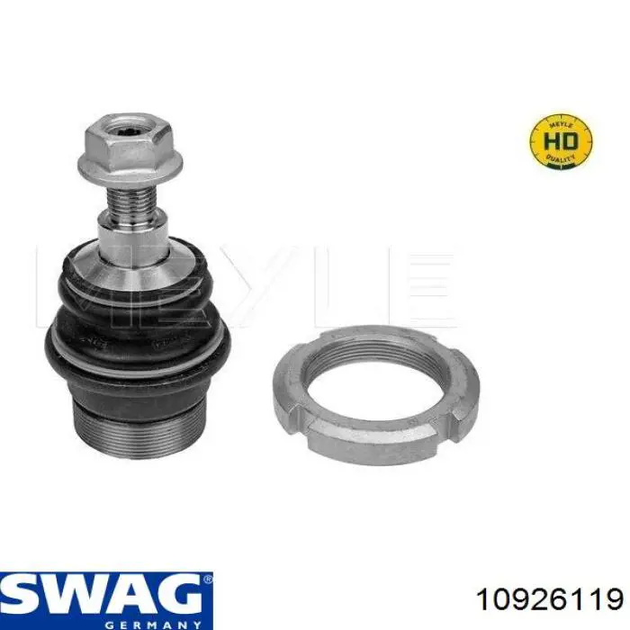 Шаровая опора задней подвески, нижняя Swag 10926119