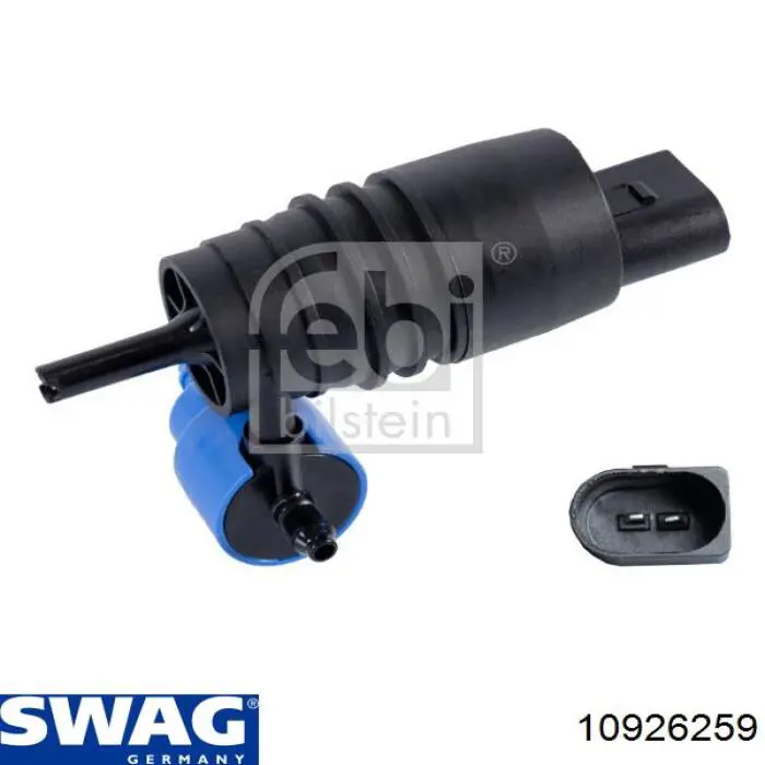 10926259 Swag насос-мотор омывателя стекла заднего