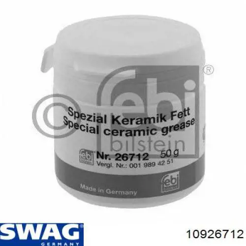 Консистентная смазка высокотемпературная Swag 10926712 цена, от 10.32 USD