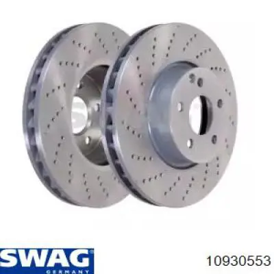 10 93 0553 Swag диск тормозной передний