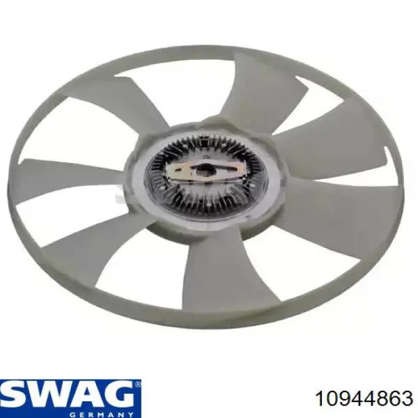 Вентилятор (крыльчатка) радиатора охлаждения SWAG 10944863