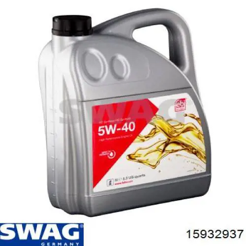 Моторное масло Swag 5W-40 4л (15932937)