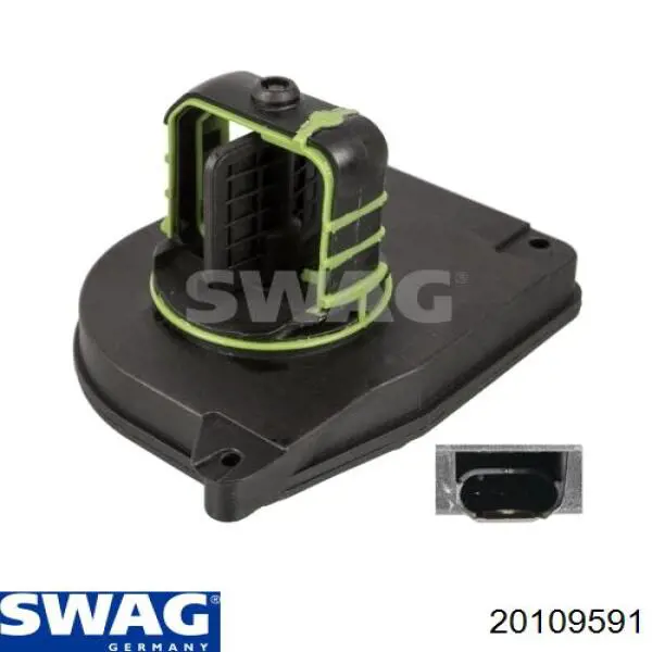 Клапан (актуатор) привода заслонок впускного коллектора верхний Swag 20109591