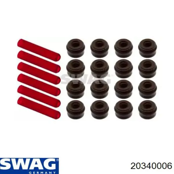 20340006 Swag сальник клапана (маслосъемный, впуск/выпуск, комплект на мотор)
