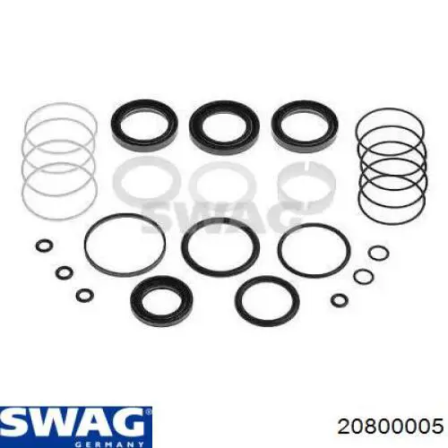 20800005 Swag ремкомплект рулевой рейки (механизма, (ком-кт уплотнений))