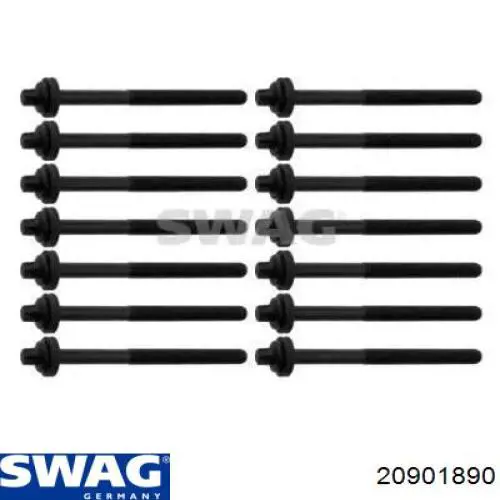 Болт головки блока цилиндров (ГБЦ) SWAG 20901890