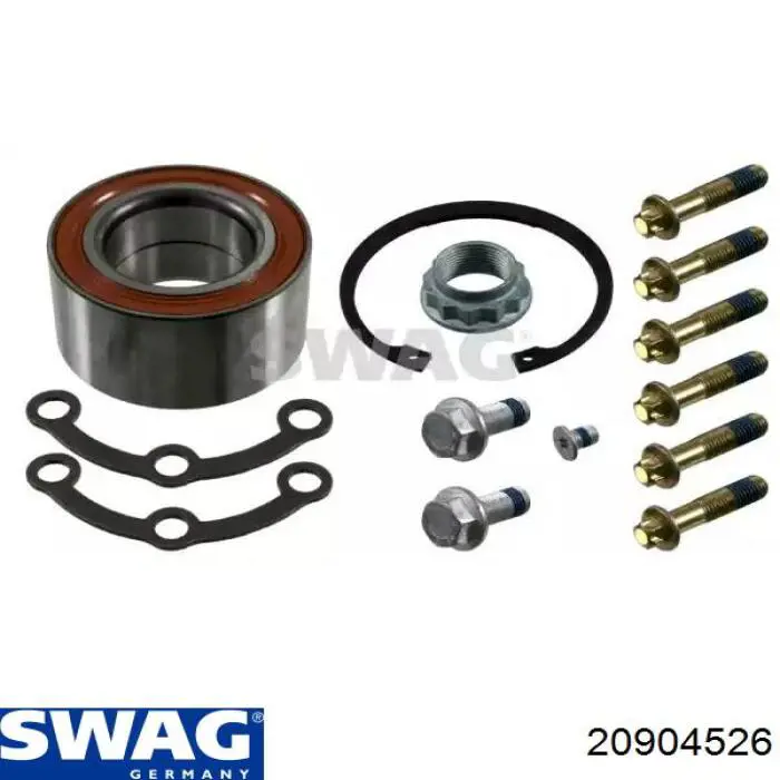 Подшипник ступицы передней/задней Swag 20904526