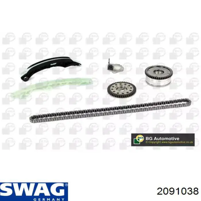 Успокоитель цепи ГРМ, нижний Swag 2091038 цена, от 4.74 USD