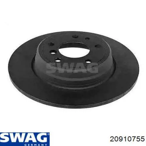 20910755 Swag диск тормозной задний