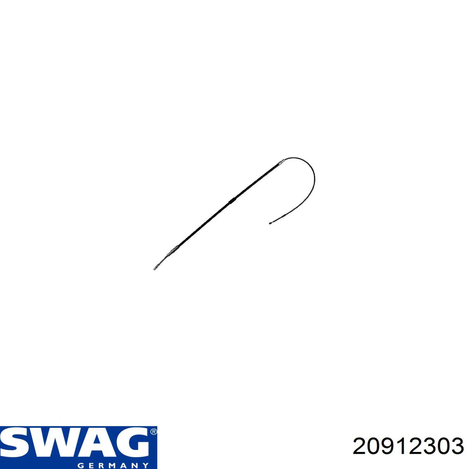 Задний трос ручника Swag 20912303 цена, от 9.86 USD