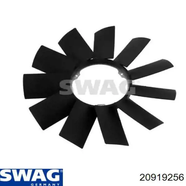 Вентилятор (крыльчатка) радиатора охлаждения SWAG 20919256