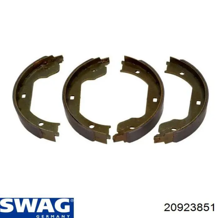 Тормозные колодки стояночного тормоза Swag 20923851 цена, от 18.56 USD