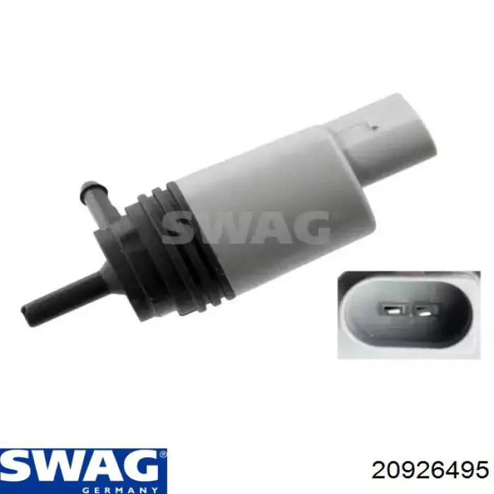 20926495 Swag насос-мотор омывателя стекла переднего