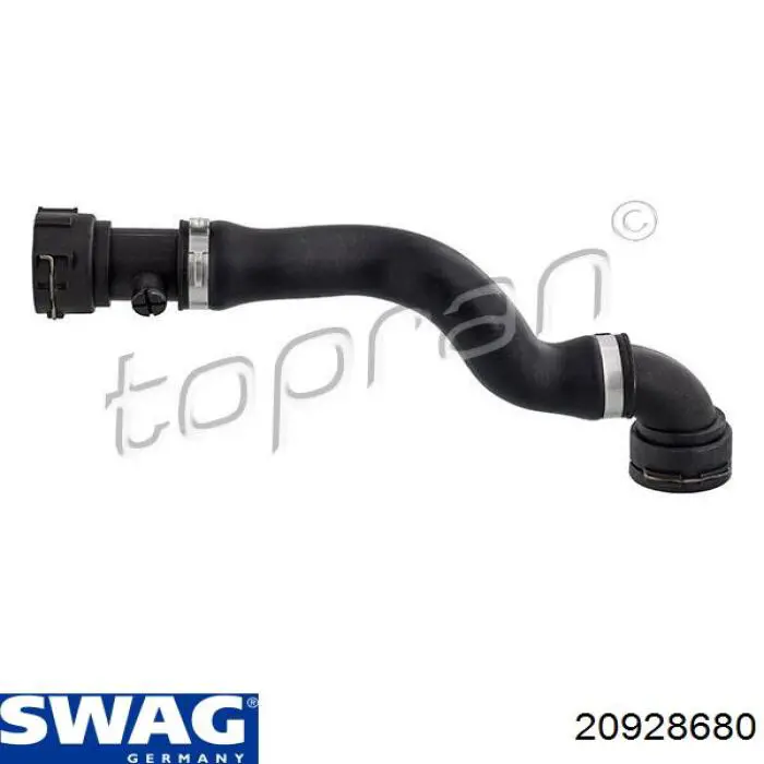 20928680 Swag шланг (патрубок радиатора охлаждения верхний)