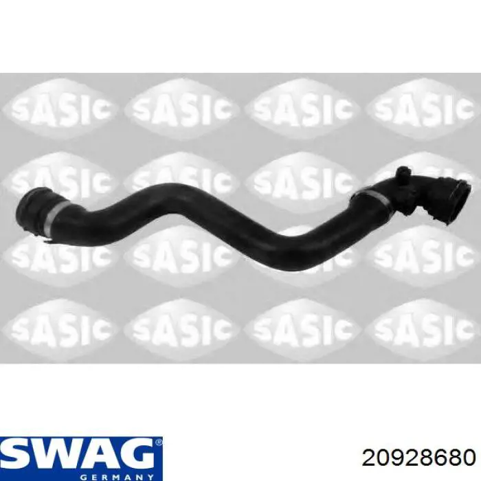 Шланг радиатора охлаждения Swag 20928680 цена, от 26.50 USD