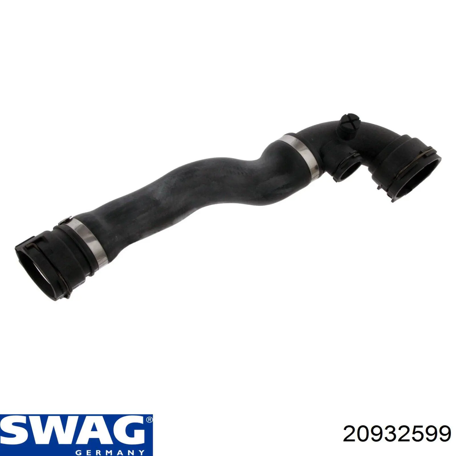 20932599 Swag шланг (патрубок радиатора охлаждения верхний)