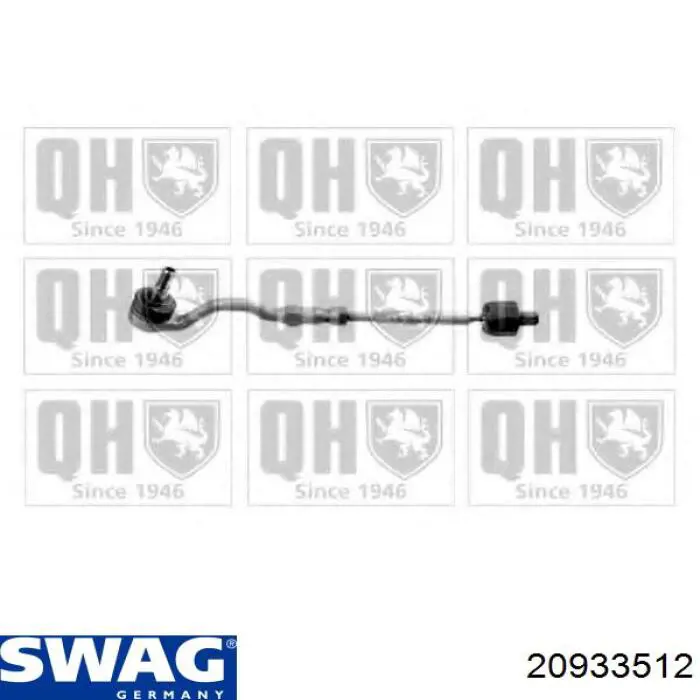 Тяга рулевая в сборе 20933512 Swag