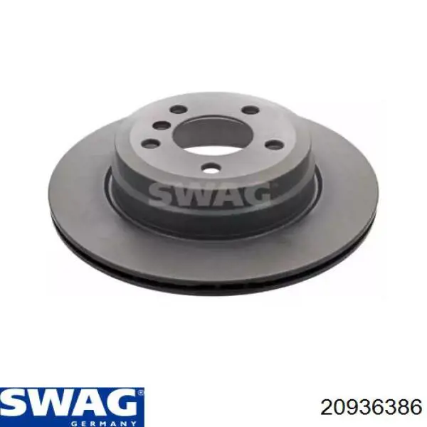 20936386 Swag диск тормозной задний