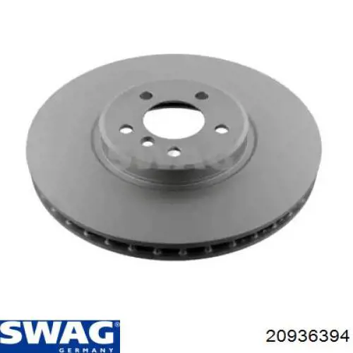 20936394 Swag диск тормозной передний