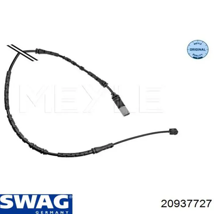 Датчик износа тормозных колодок, задний Swag 20937727 цена, от 14.05 USD