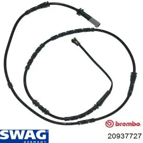 Купить 20937727 Swag Датчик износа тормозных колодок задний