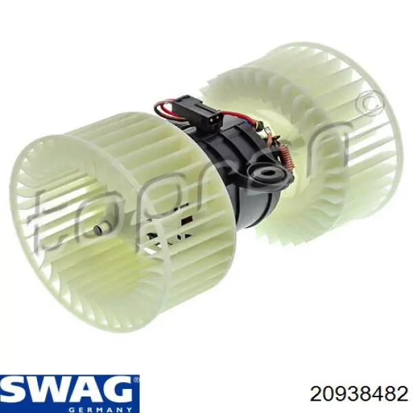 Мотор вентилятора печки (отопителя салона) Swag 20938482