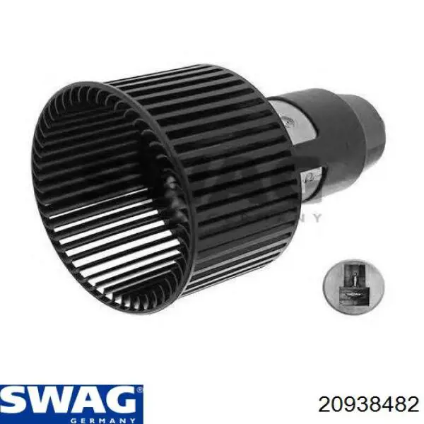 Вентилятор печки 20938482 Swag