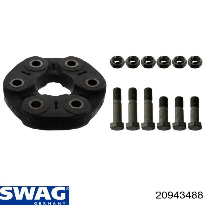 Резиновая муфта кардана Swag 20943488 цена, от 108.84 USD