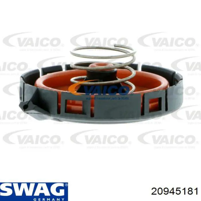 Клапан вентиляции картерных газов 20945181 Swag
