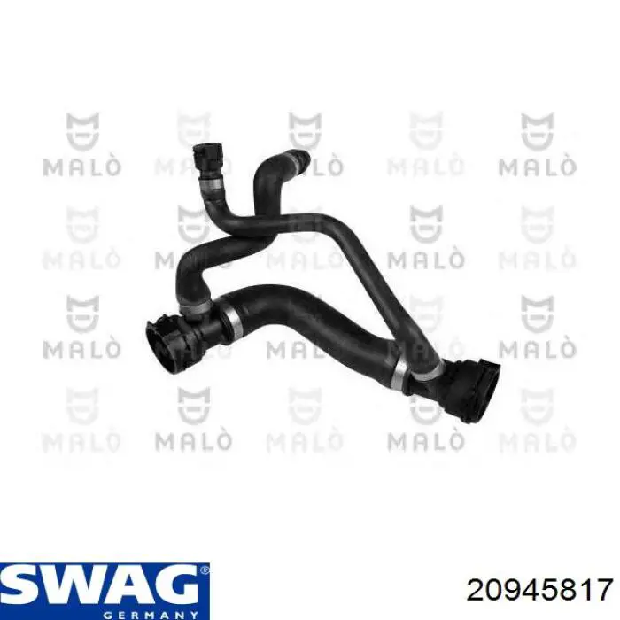 Шланг радиатора охлаждения Swag 20945817 цена, от 31.14 USD