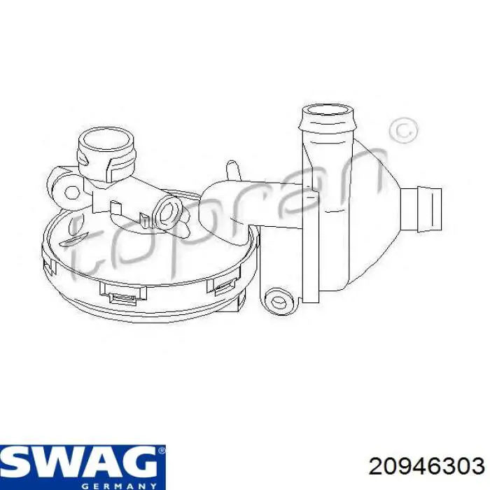 Купить 20946303 Swag Клапан PCV