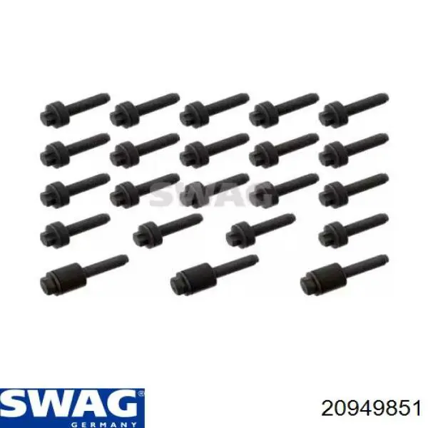 Болт головки блока цилиндров (ГБЦ) SWAG 20949851