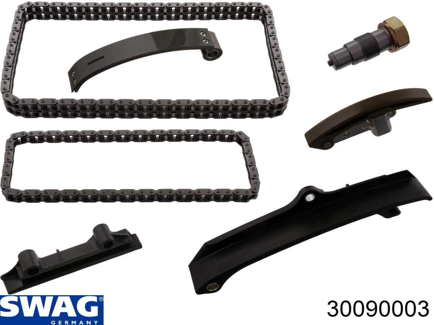 Успокоитель цепи ГРМ, нижний Swag 30090003 цена, от 7.92 USD