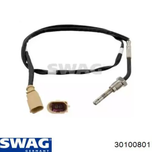 30100801 Swag sensor de temperatura dos gases de escape (ge, depois de filtro de partículas diesel)