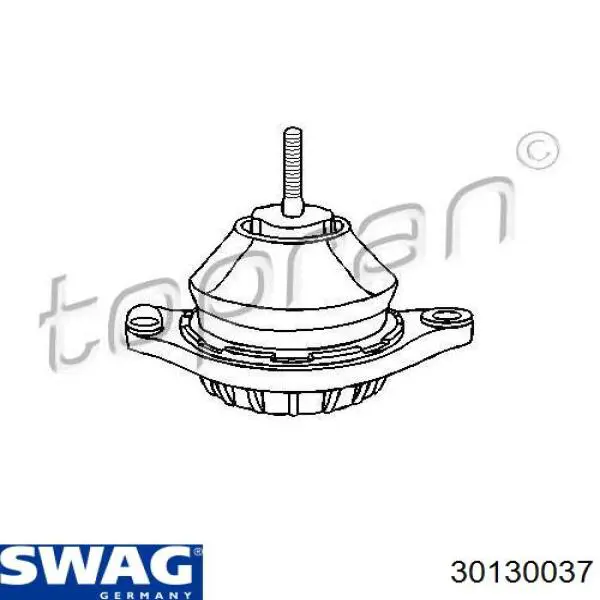 Купить 30130037 Swag Правая опора двигателя