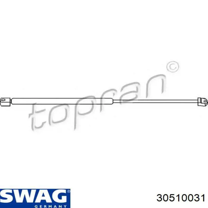 Газовый упор багажника Swag 30510031