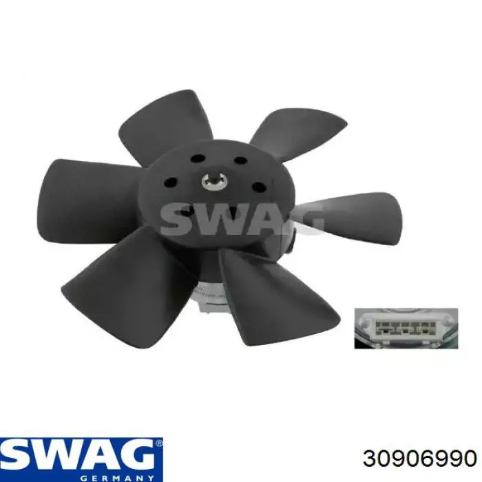 30906990 Swag электровентилятор охлаждения в сборе (мотор+крыльчатка)