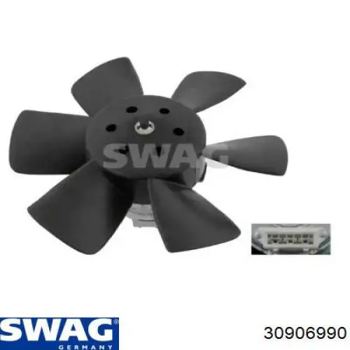 Электровентилятор охлаждения 30906990 Swag