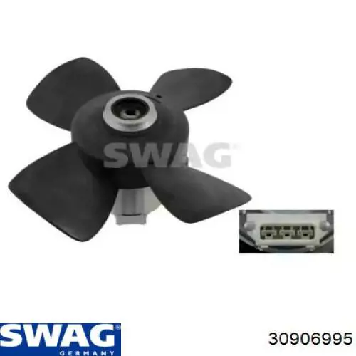 30906995 Swag электровентилятор охлаждения в сборе (мотор+крыльчатка)