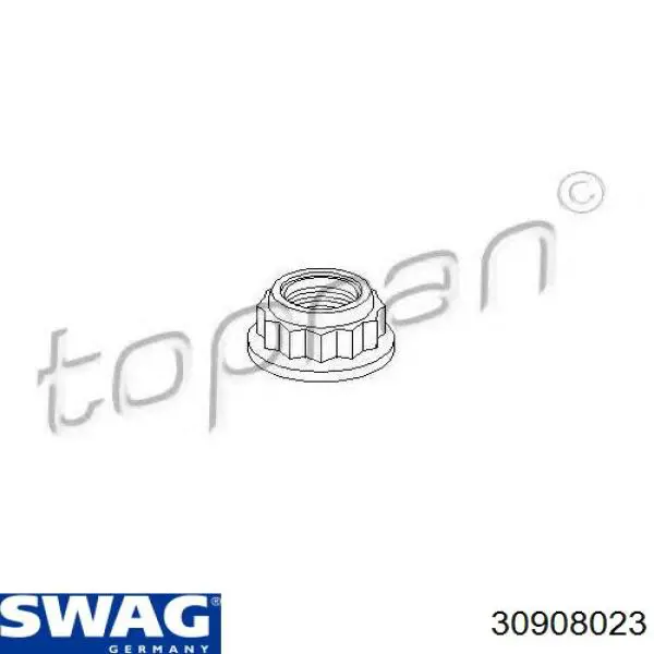 Гайка ступицы передней Swag 30908023 цена, от 3.46 USD