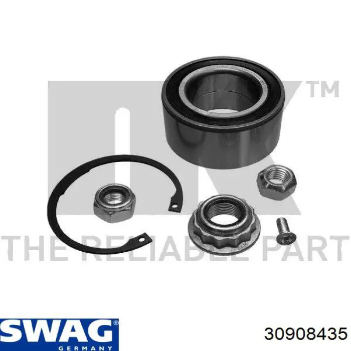 Подшипник ступицы 30908435 Swag