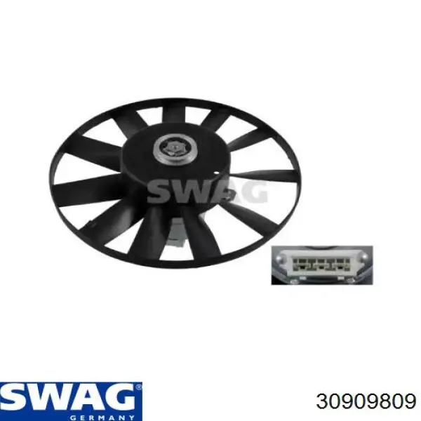 Мотор вентилятора системы охлаждения Swag 30909809
