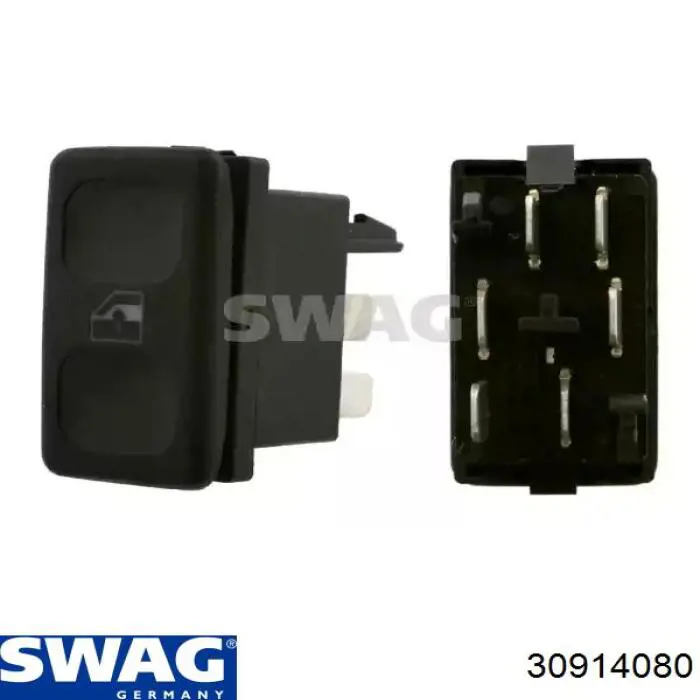 Кнопка включения мотора стеклоподъемника центральной консоли Swag 30914080