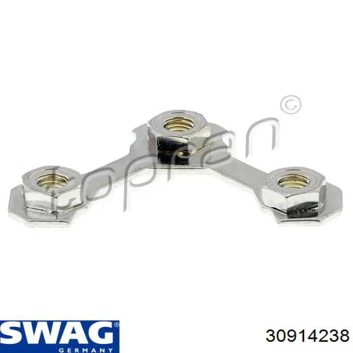 Гайка шаровой опоры передней подвески Swag 30914238 цена, от 2.16 USD