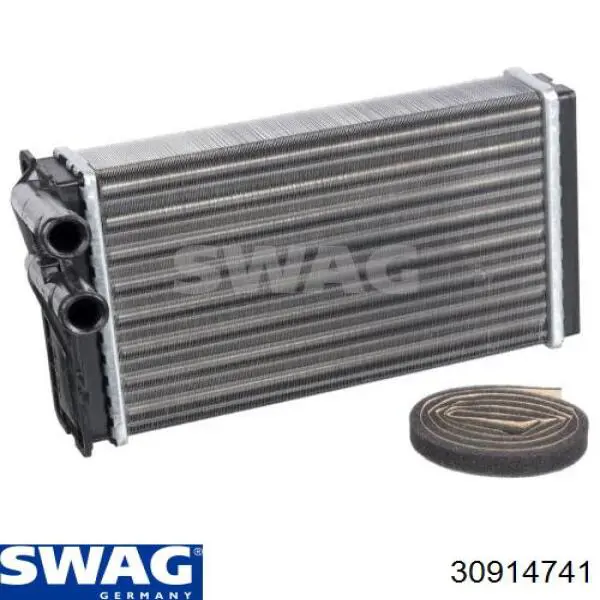 Радиатор печки (отопителя) Swag 30914741 цена, от 15.20 USD
