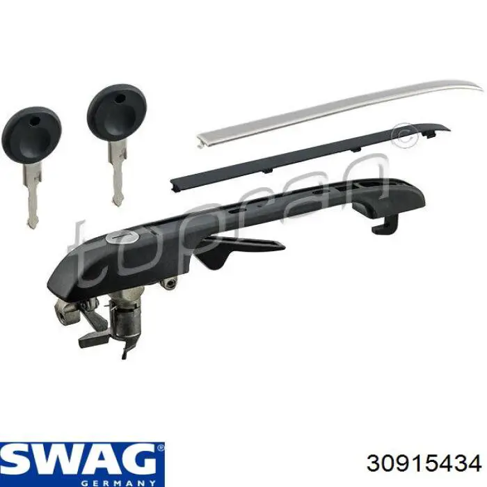 Ручка двери передней наружная правая Swag 30915434 цена, от 7.85 USD