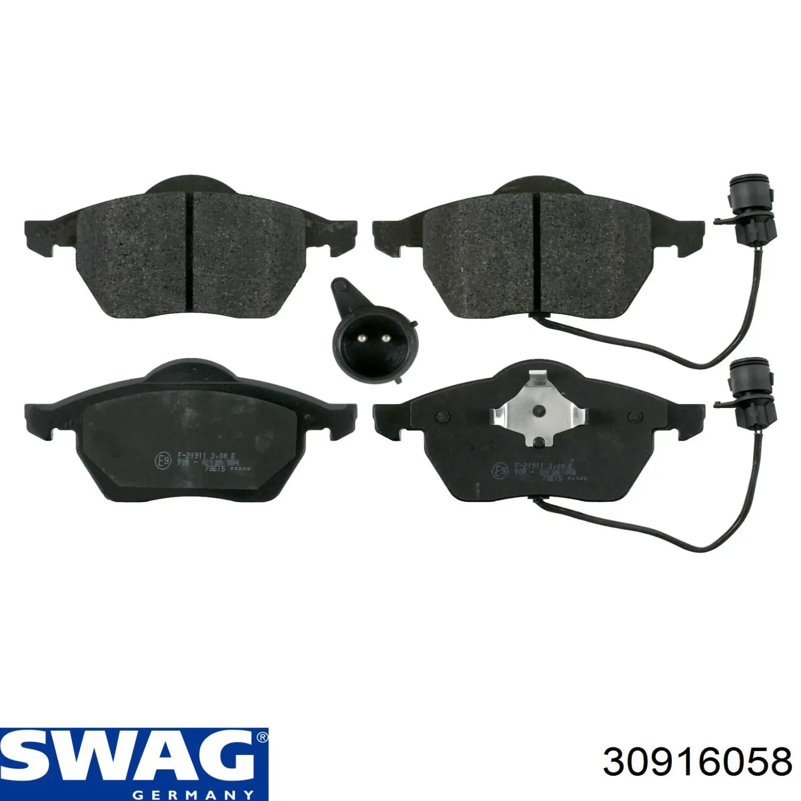 30916058 Swag Колодки передние