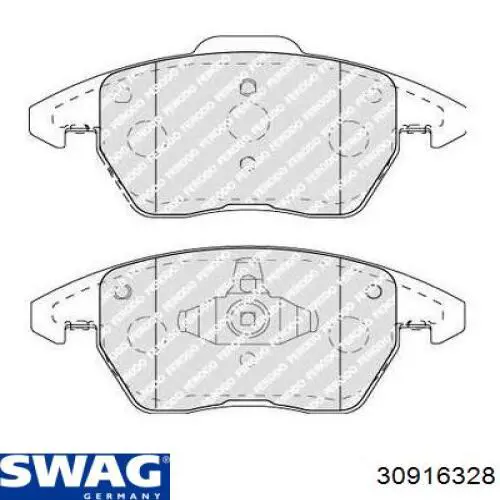 Колодки Swag 30916328 цена, от 24.78 USD